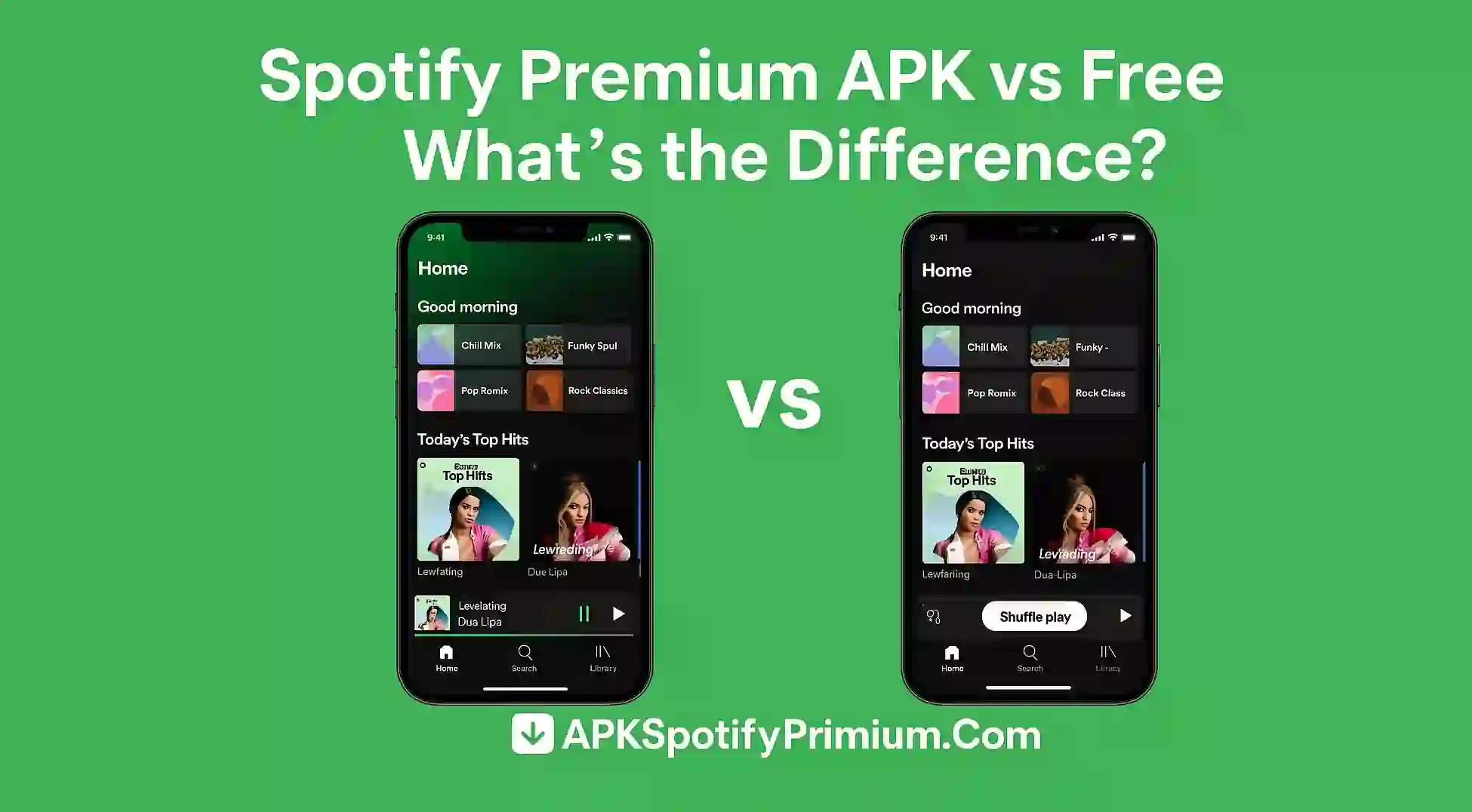 Spotify Premium APK vs Free – What’s the Difference?